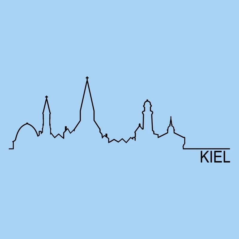 Skyline Kiel Silhouette Name