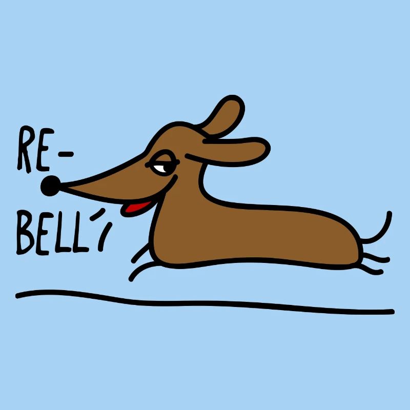 Dackel als Rebell