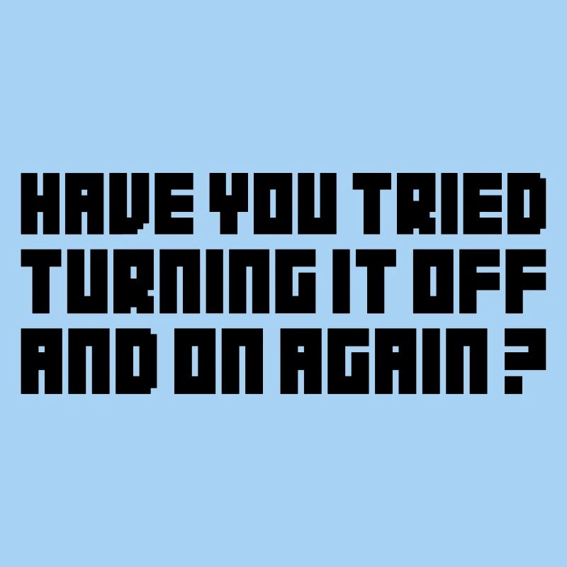 Turning It Off – Nerdiges Computer Statemen