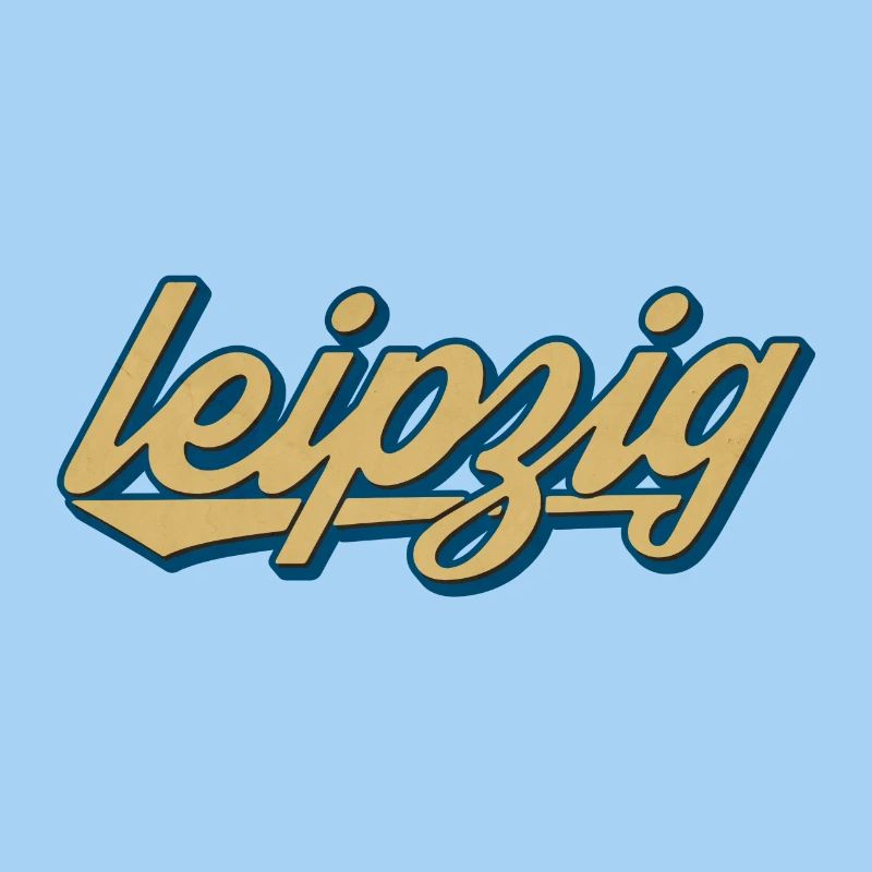 Leipzig Retro Script – Vintage City Logo