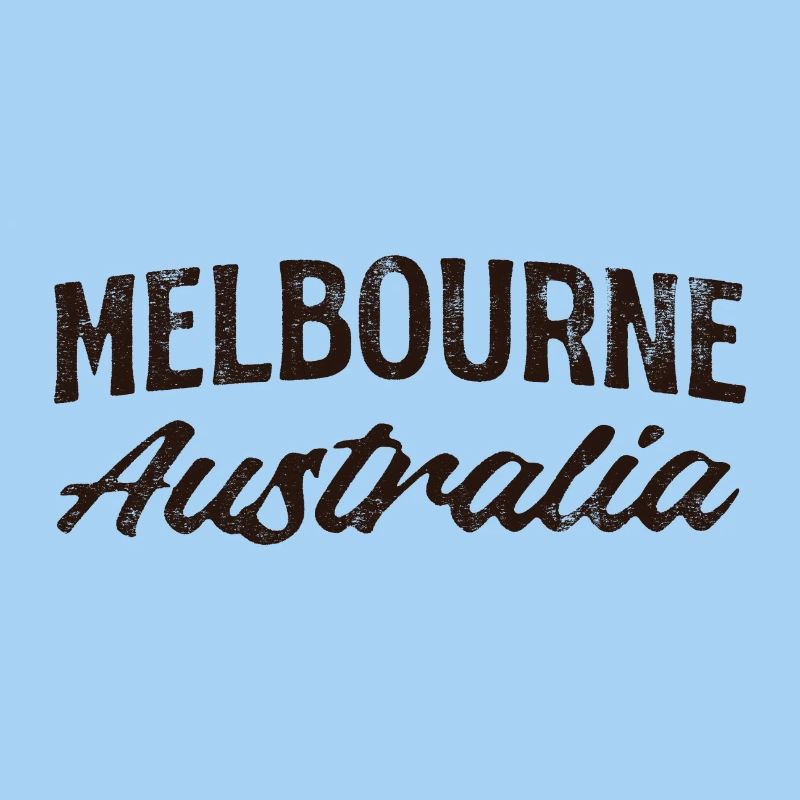 Melbourne Australia Vintage Lettering