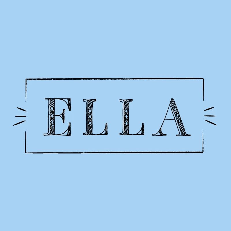 ELLA - name in a frame