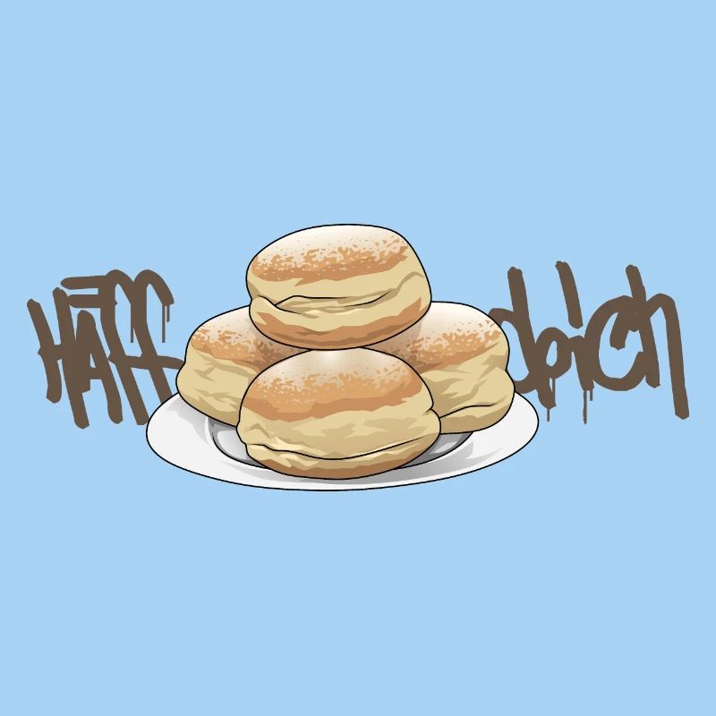 Pâte à levure // beignets // illustration