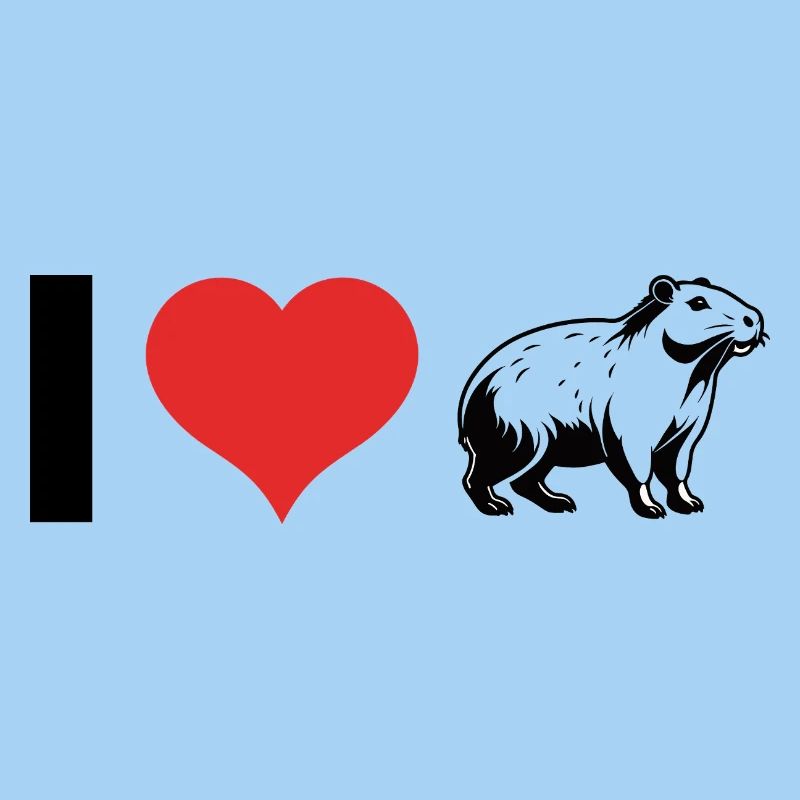 I love Capybara - Pet Design