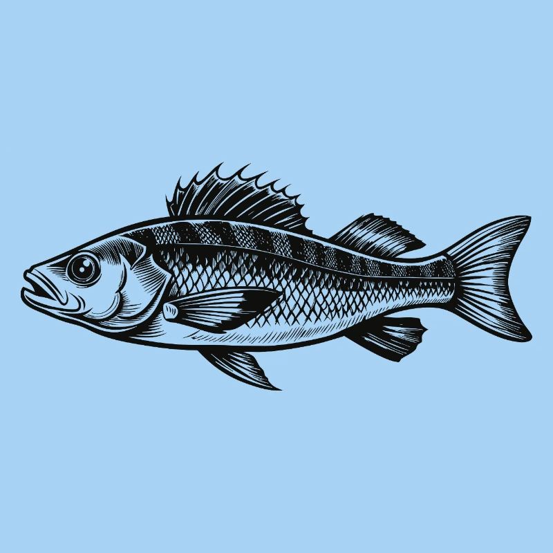 Wolfsbarsch - Angler - Geschenk