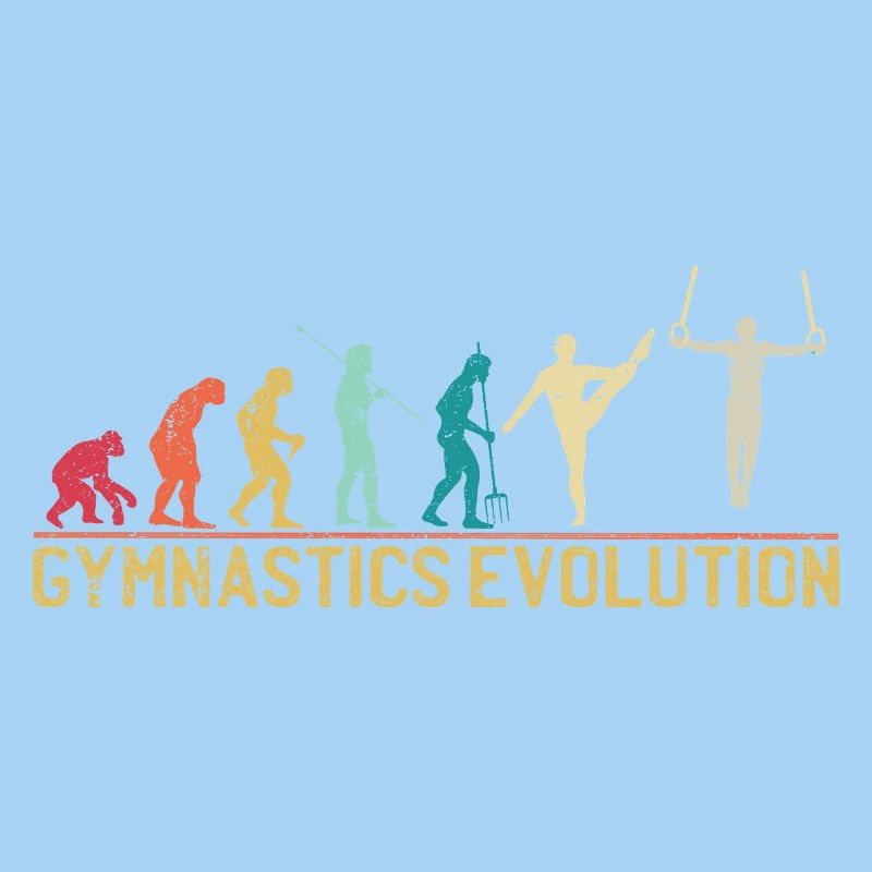 Gymnastics Evolution Graphic Tee