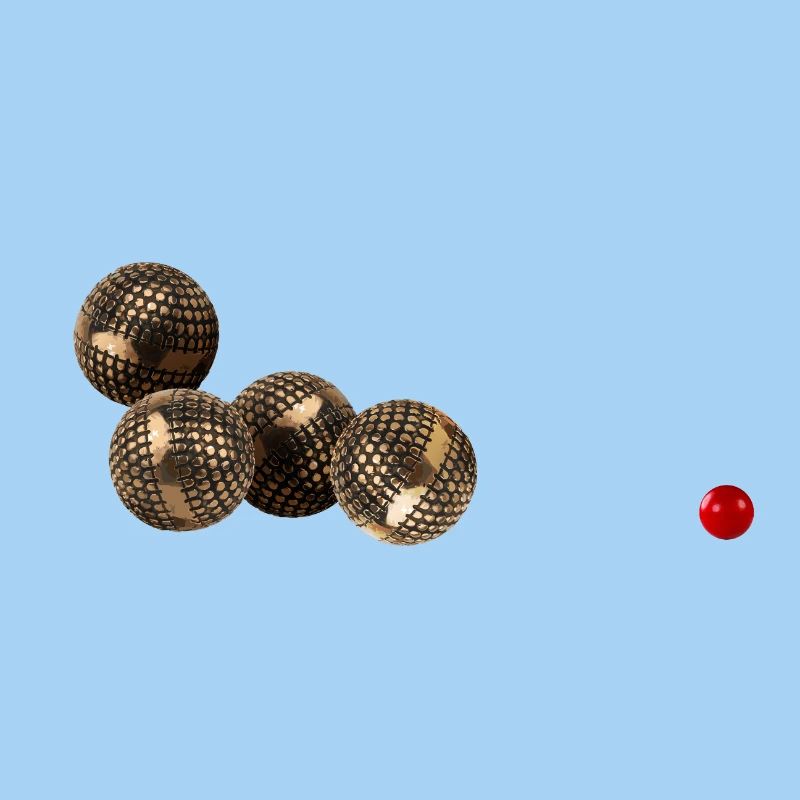 Petanque ball game