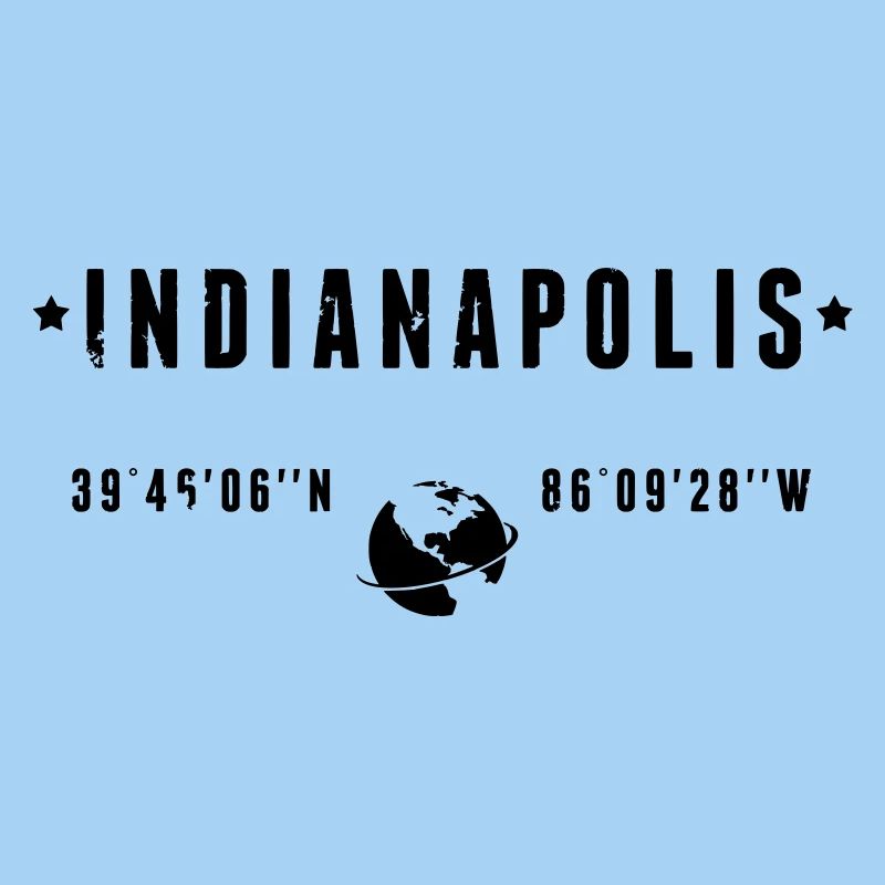 Indianapolis Indiana Coordinates Gps Globe