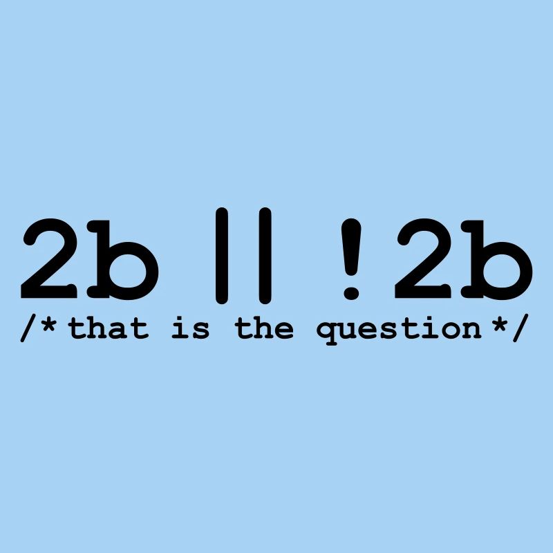 2b or not 2b