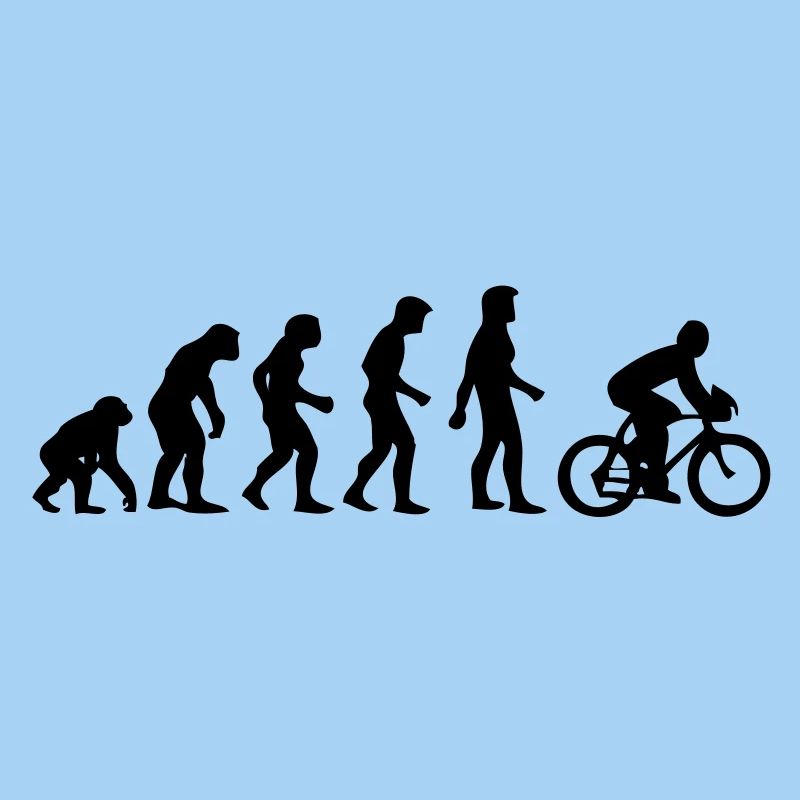 Entwicklung Mann Radfahren