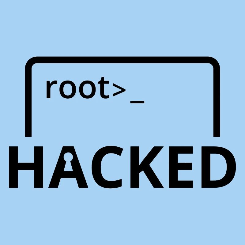 Hacked Hacker Informatiker Computer Programmierer