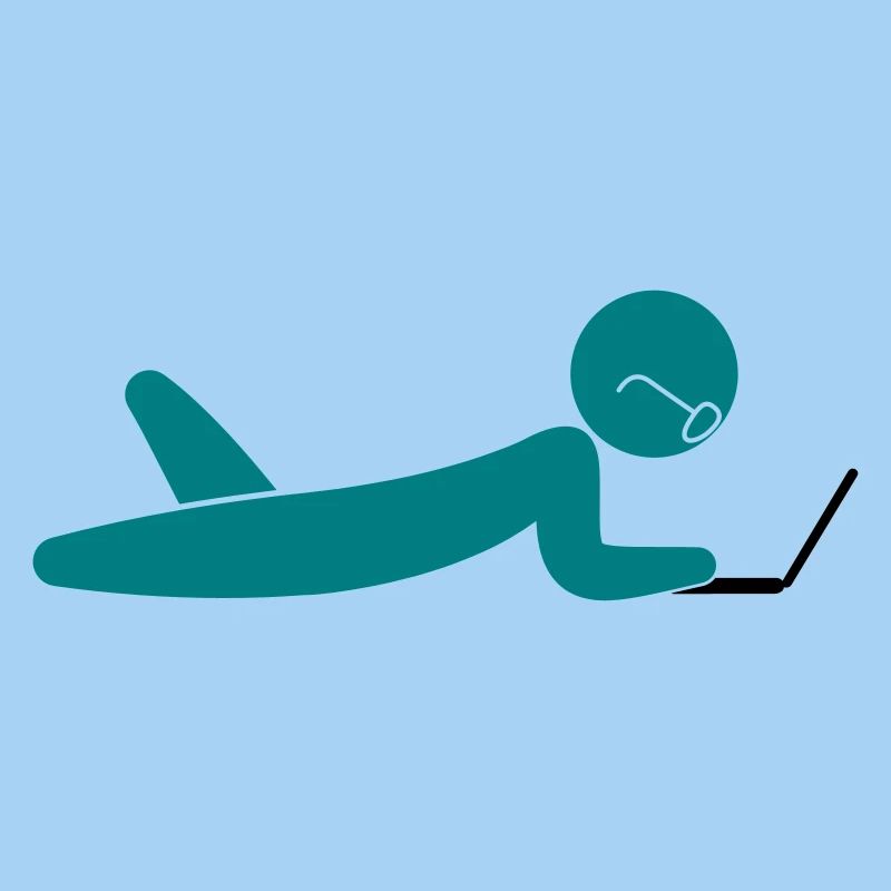 Ein Programmierer mit einem Laptop
