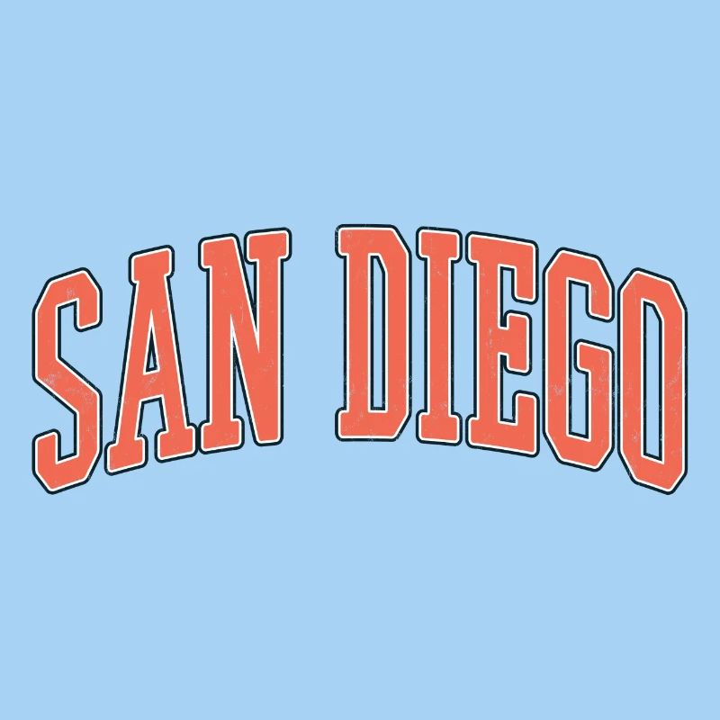 Conception des polices de blocs de San Diego