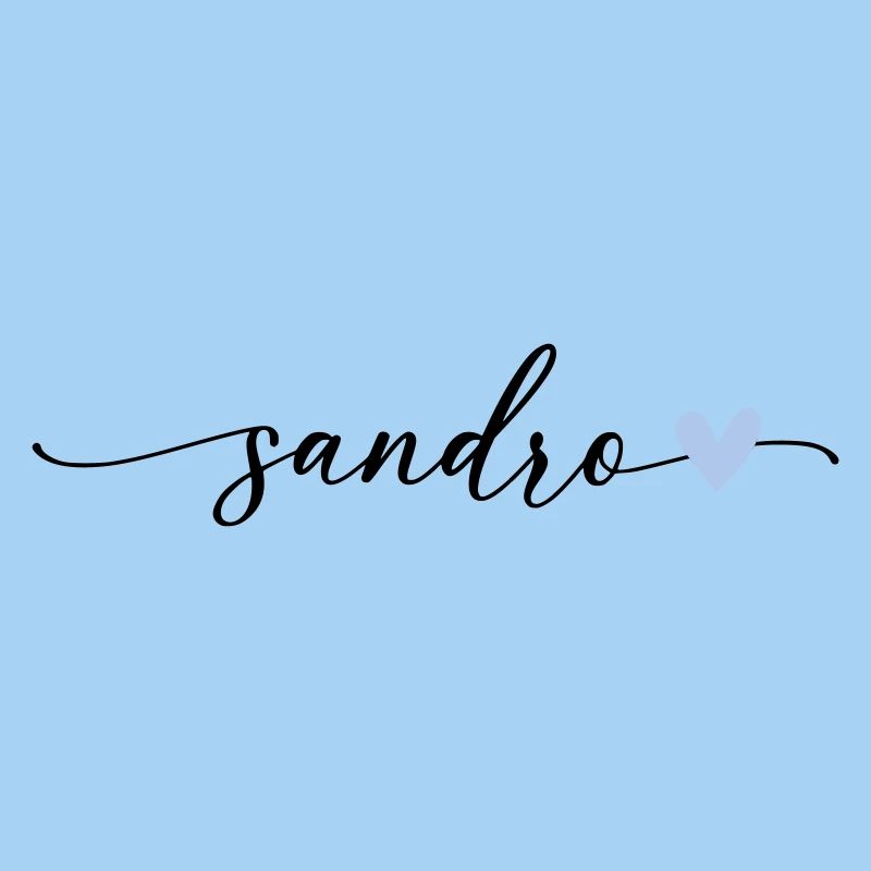 Sandro Name Calligraphy Font