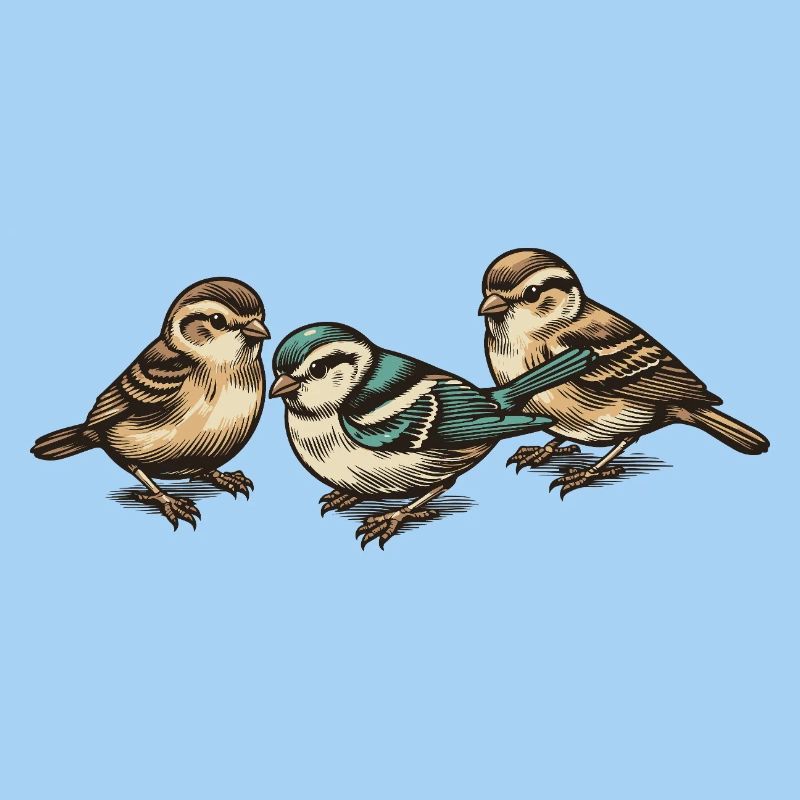Trois petits oiseaux