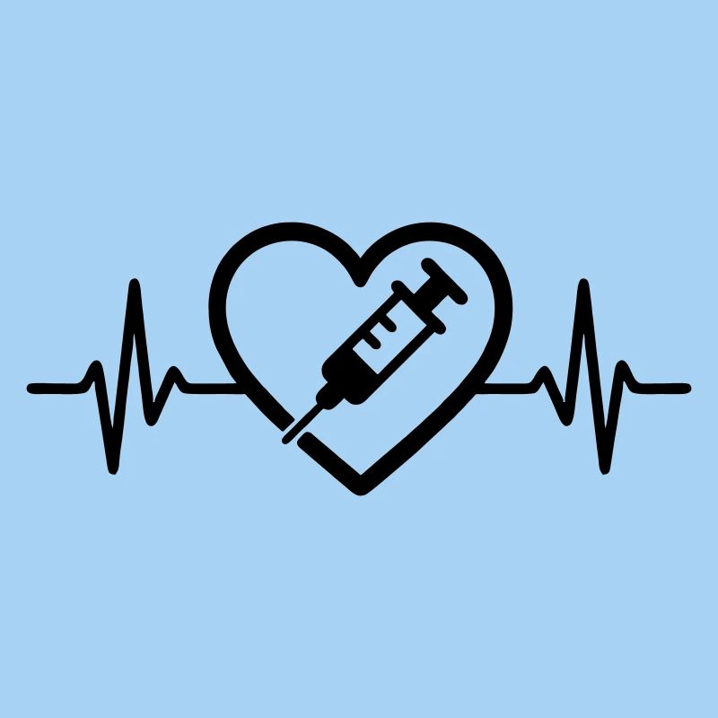 Herz + Krankenpfleger / Krankenschwester – Super 