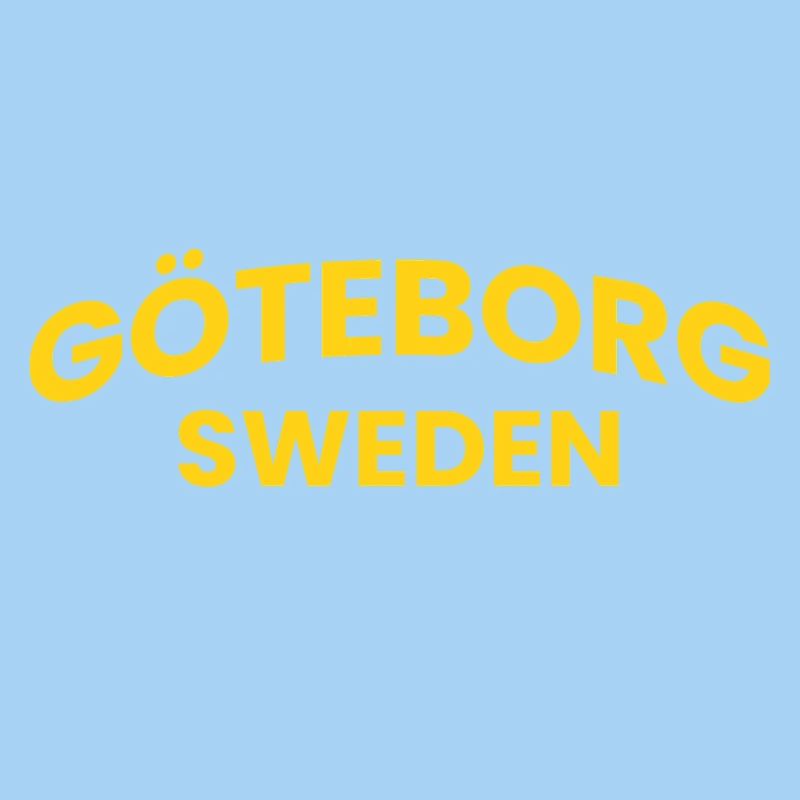 GÖTEBORG Sweden Arc Text