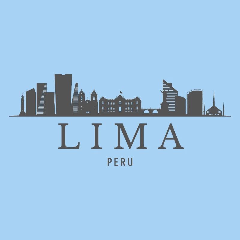 Lima Pérou, la silhouette de Lima