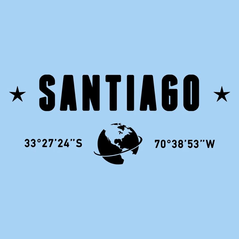 Santiago Chile Coordinates Planet Earth