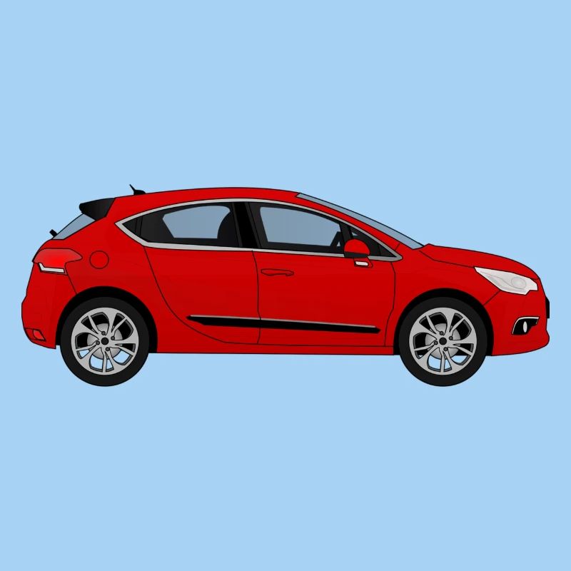 Red car