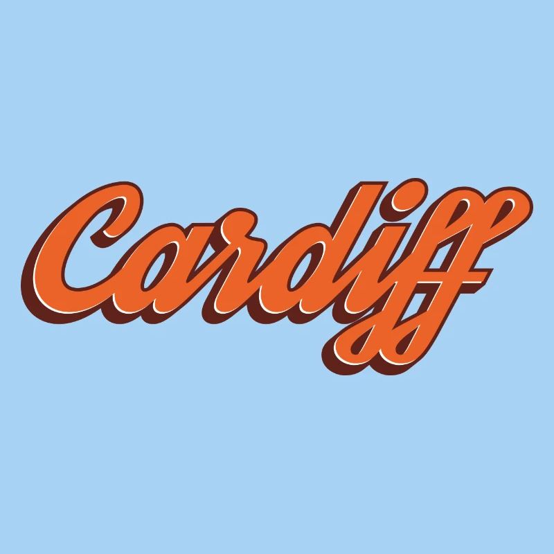 Cardiff Script Orange
