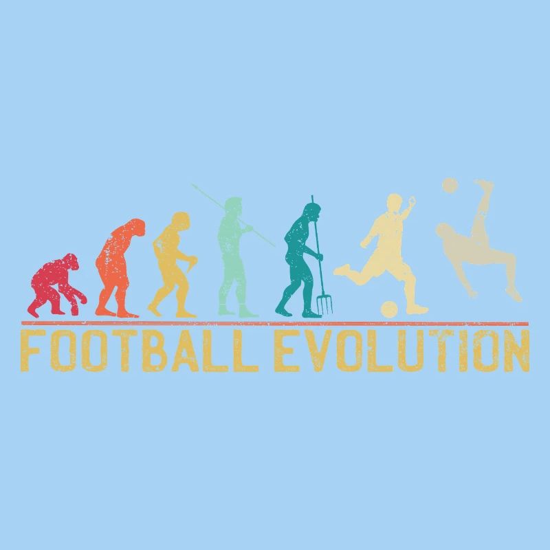 Design der Fußball-Evolution