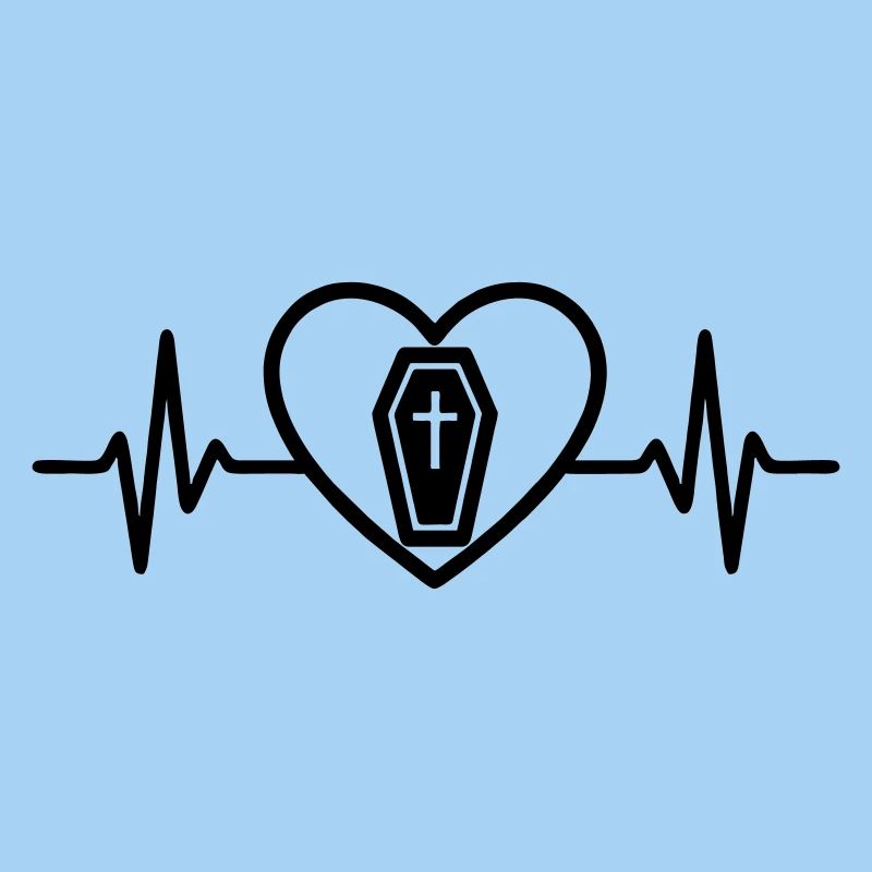 Coffin Halloween Heart