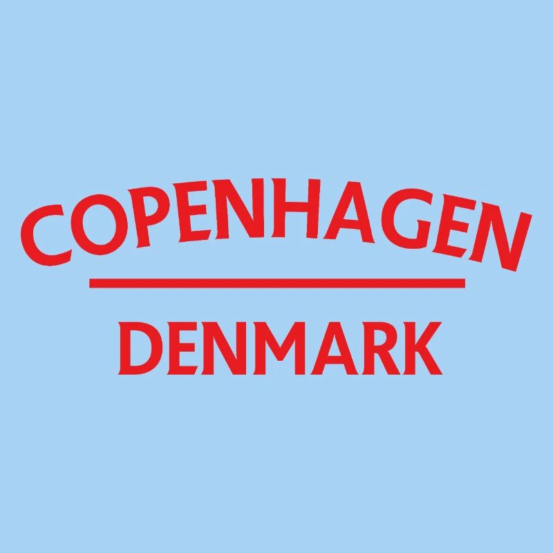 Copenhague – Danemark Textdesign