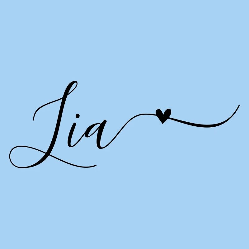 Lia Prénom Décoratif