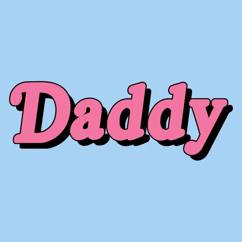 Whimsical Daddy Text Design