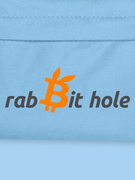 Digitale Bitcoin-Graphik auf Dunkelblau