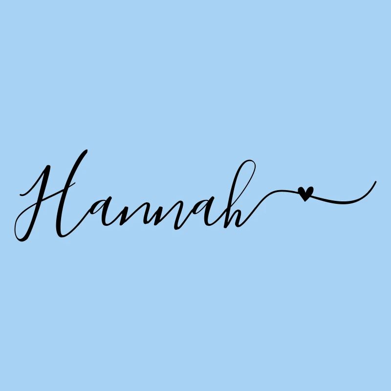Hannah Surname First Name Decorative