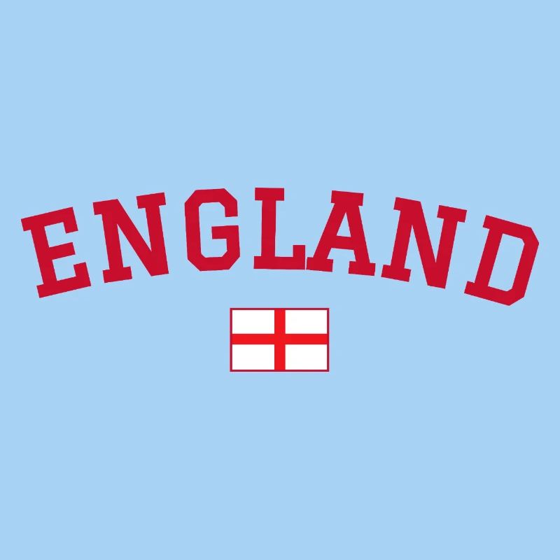 Drapeau anglais : dessin rouge