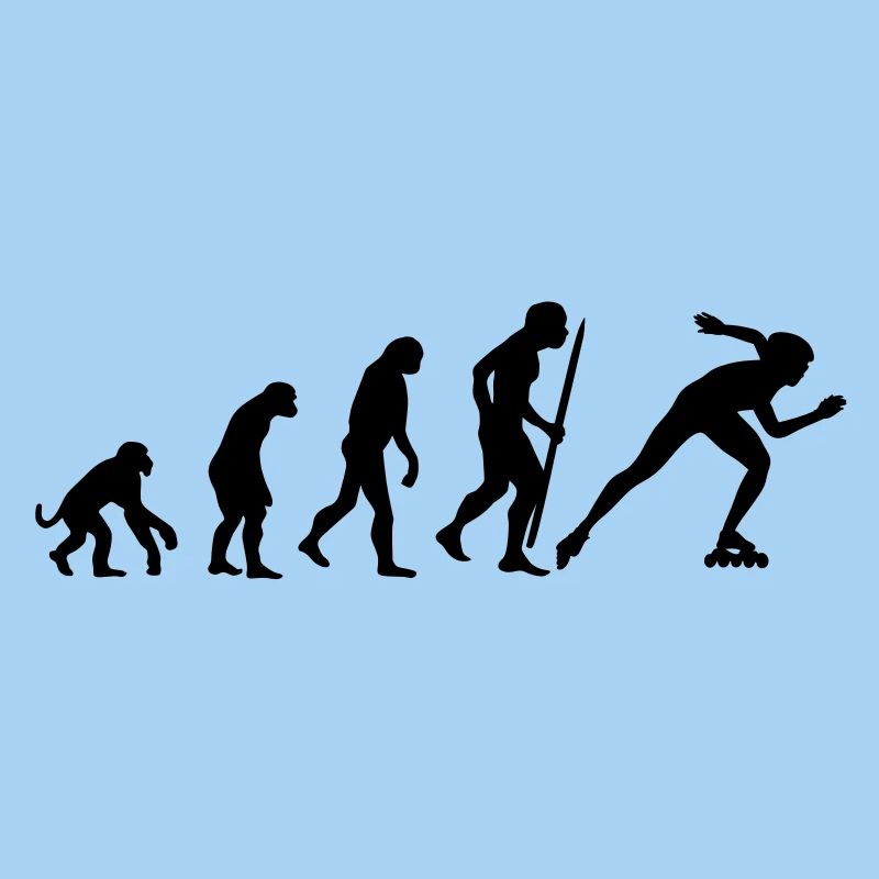 Evolution de patinage de vitesse en ligne