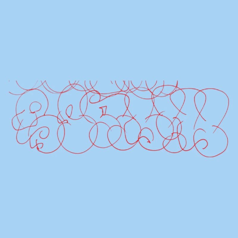 Abstract Scribble Art Berlin Souvenir