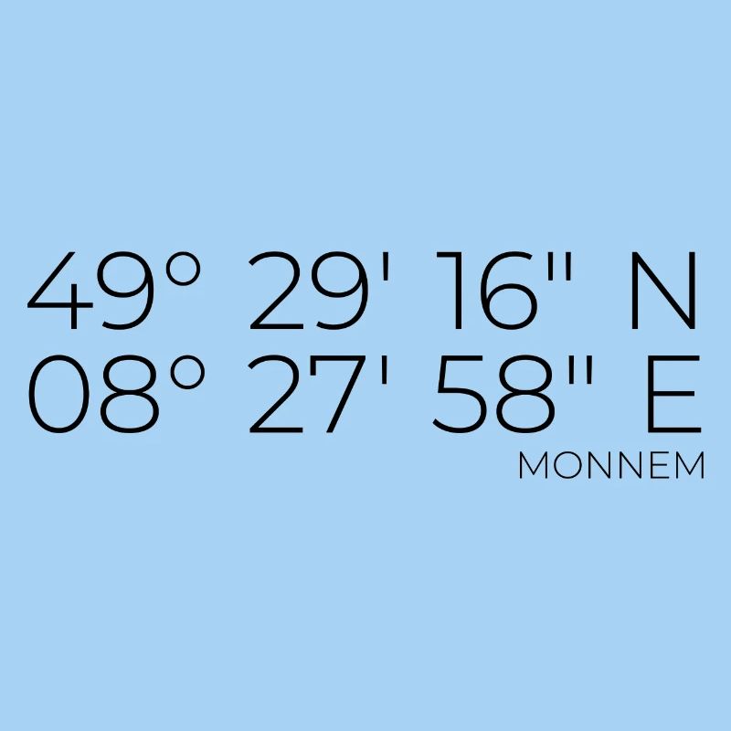 coordinates Monnem Mannheim