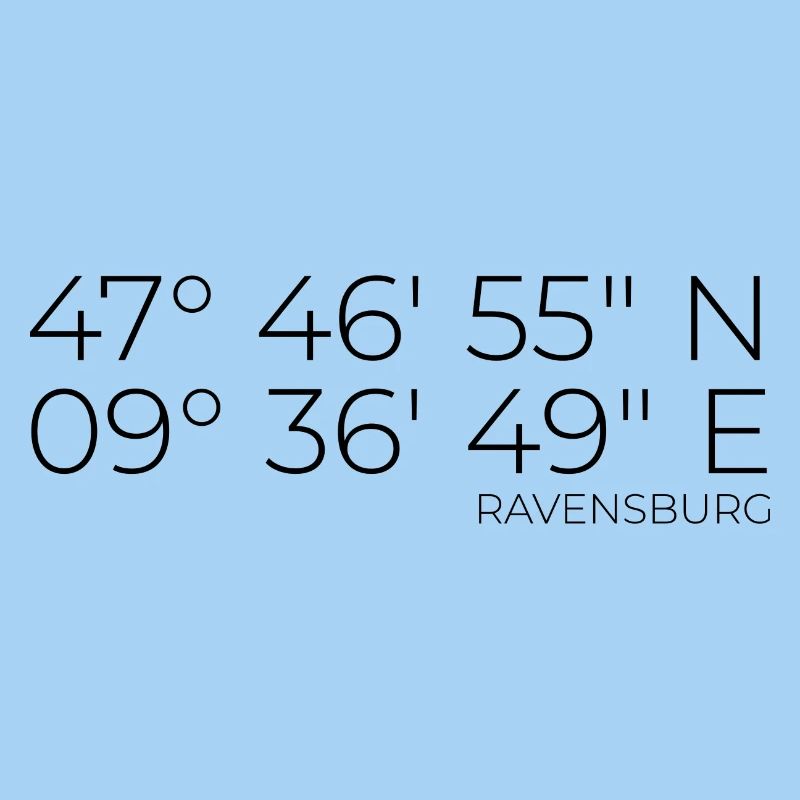 Coordinates Ravensburg