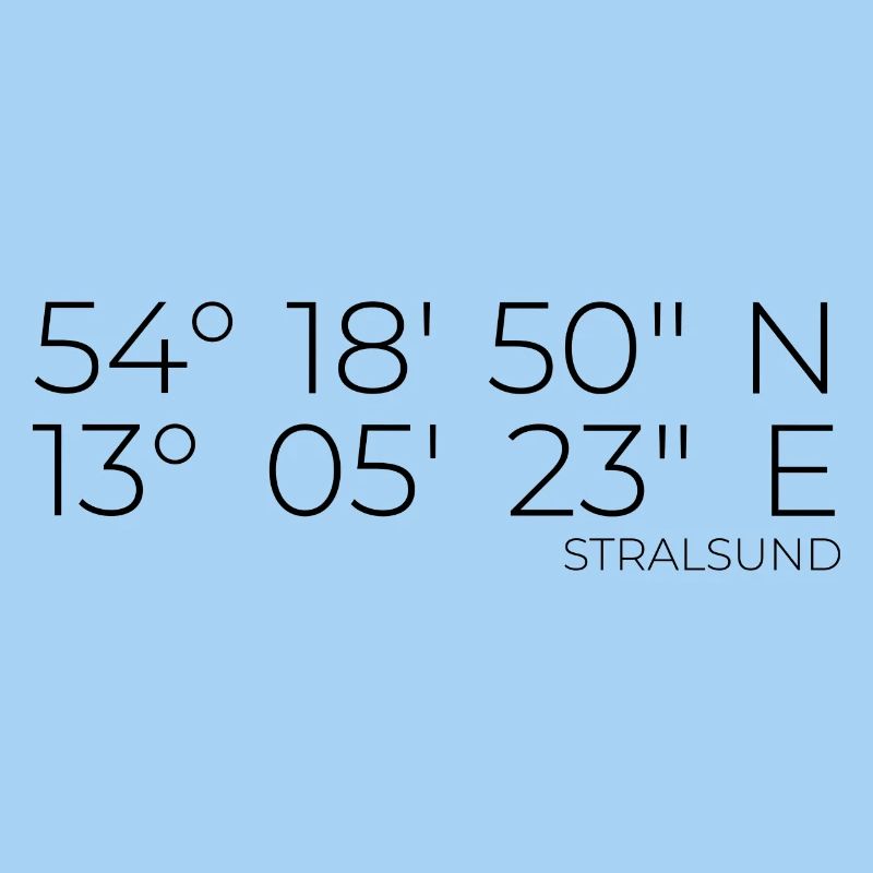 coordinates Stralsund