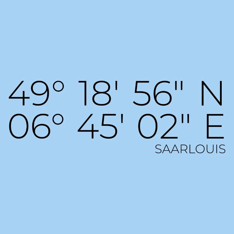 Coordinates Saarlouis