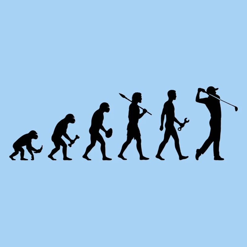 Evolution Golfspieler Golf