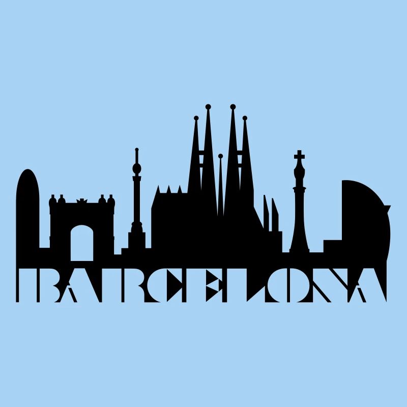 Skyline Barcelona Spain