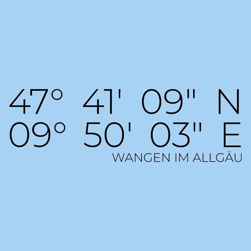 Coordinates Wangen im Allgäu