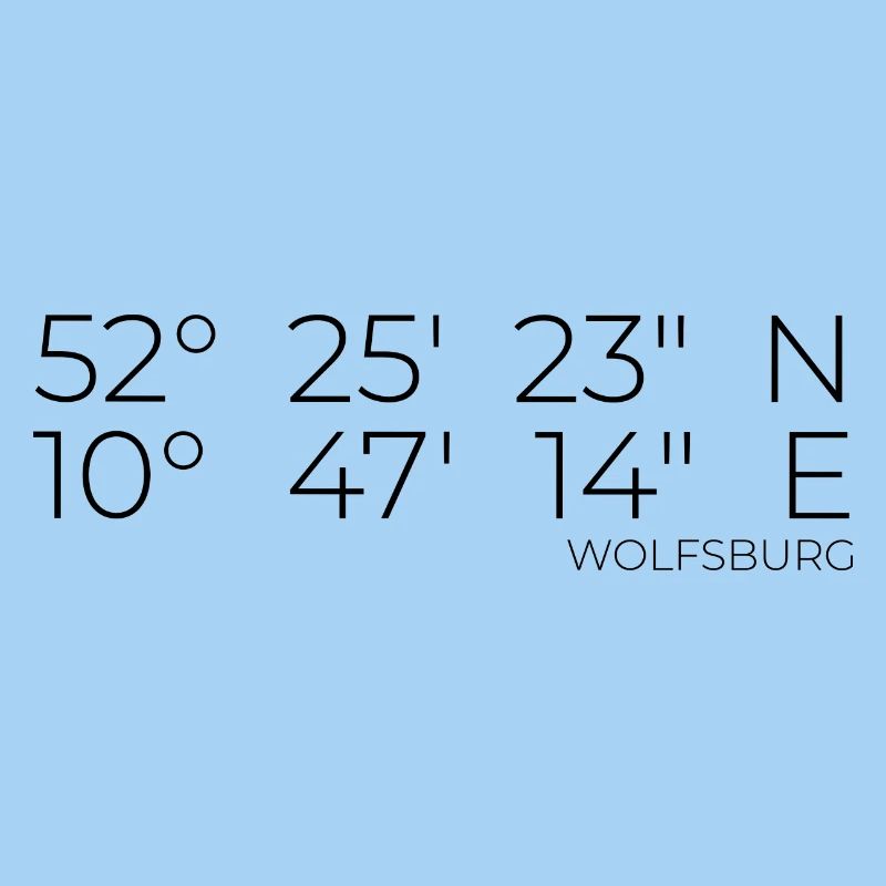 Coordinates Wolfsburg