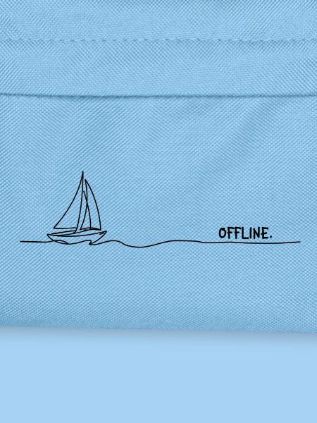 offline. Segeln Minimal Oneline Statement