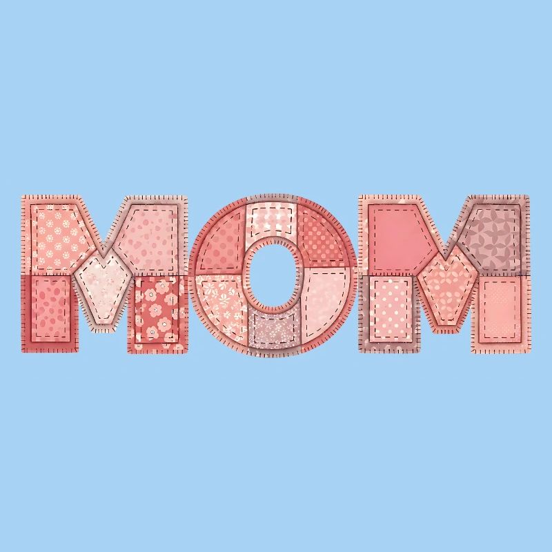 Mom Patchwork Floral Pattern Gift