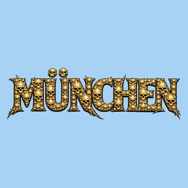 Logo du crâne gothique de Munich