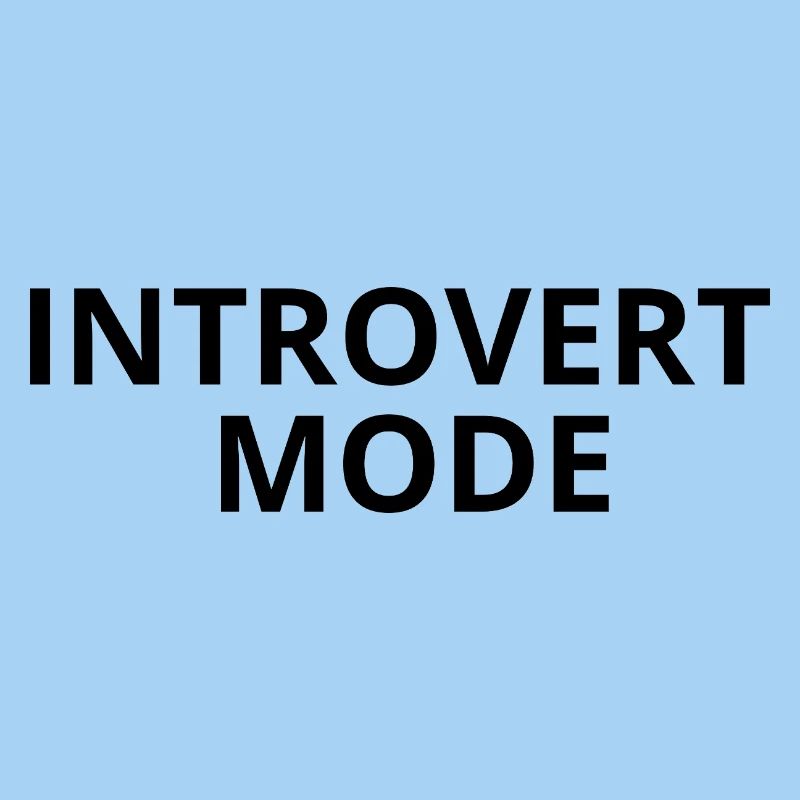 INTROVERT MODE – Minimal Unisex Apparel