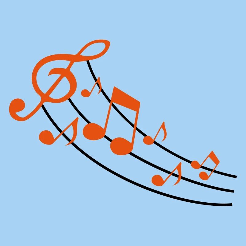music notes design