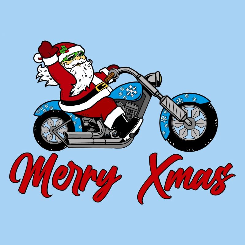 Santa Motorcycle – Attraction de Noël