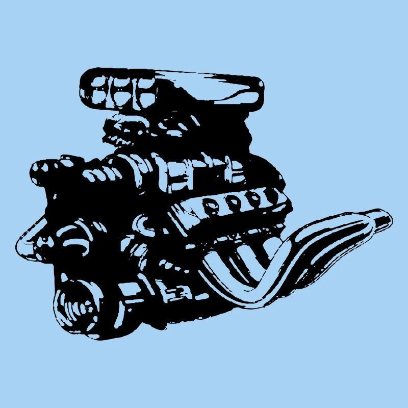 V8 engine
